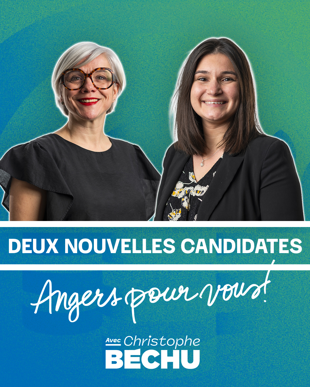 Laure Rondeau-Desroches et Aurélia Perrotte : deux nouvelles candidates aux côtés de Christophe Béchu