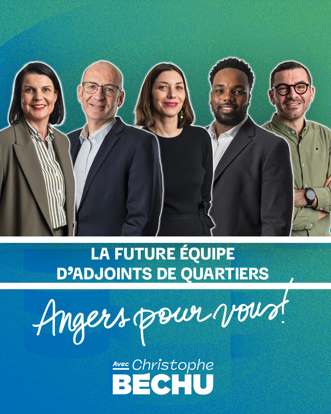 Christophe Béchu dévoile sa future équipe d’adjoints de quartiers